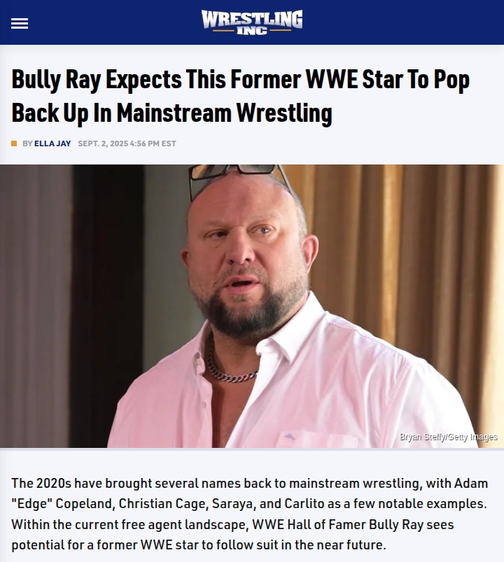 Del Rio Comeback? Bully Ray Hints at Big Return