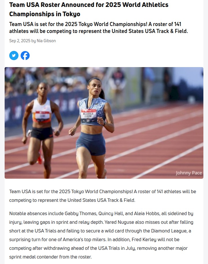 Nuguse Misses Out: Team USA’s Tokyo Hopes