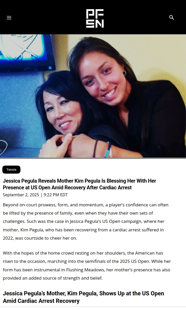 Jessica Pegula’s US Open run powered by family strength