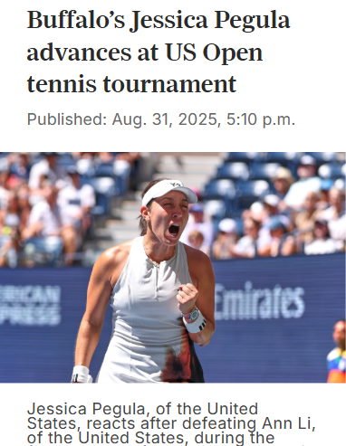 Pegula Powers Into US Open Quarters Again!