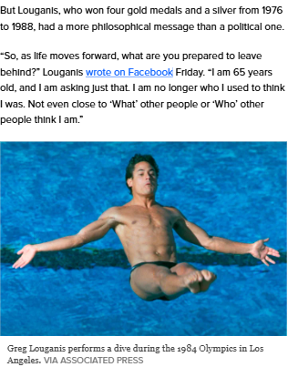 Greg Louganis Sells Medals, Starts New Life