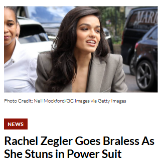 Rachel Zegler’s Bold Suit Moment