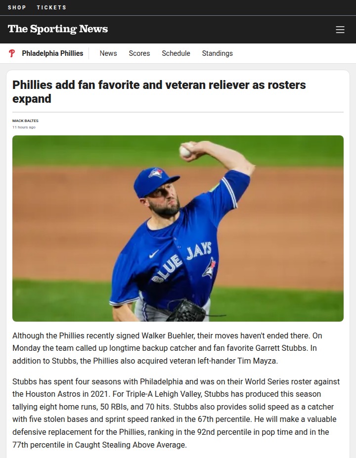 Phillies shake up roster for playoff push