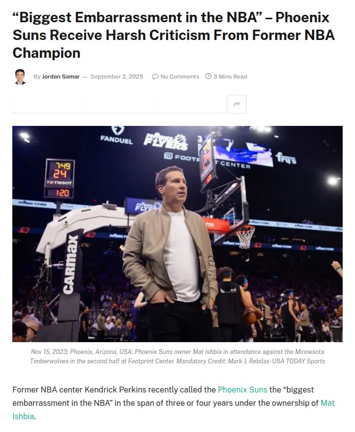 Suns’ Slide: From Finals to NBA Punchline?
