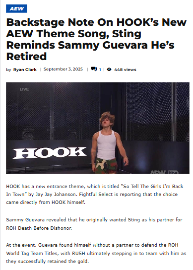 Sting Shuts Down Sammy’s Tag Team Dream 😂