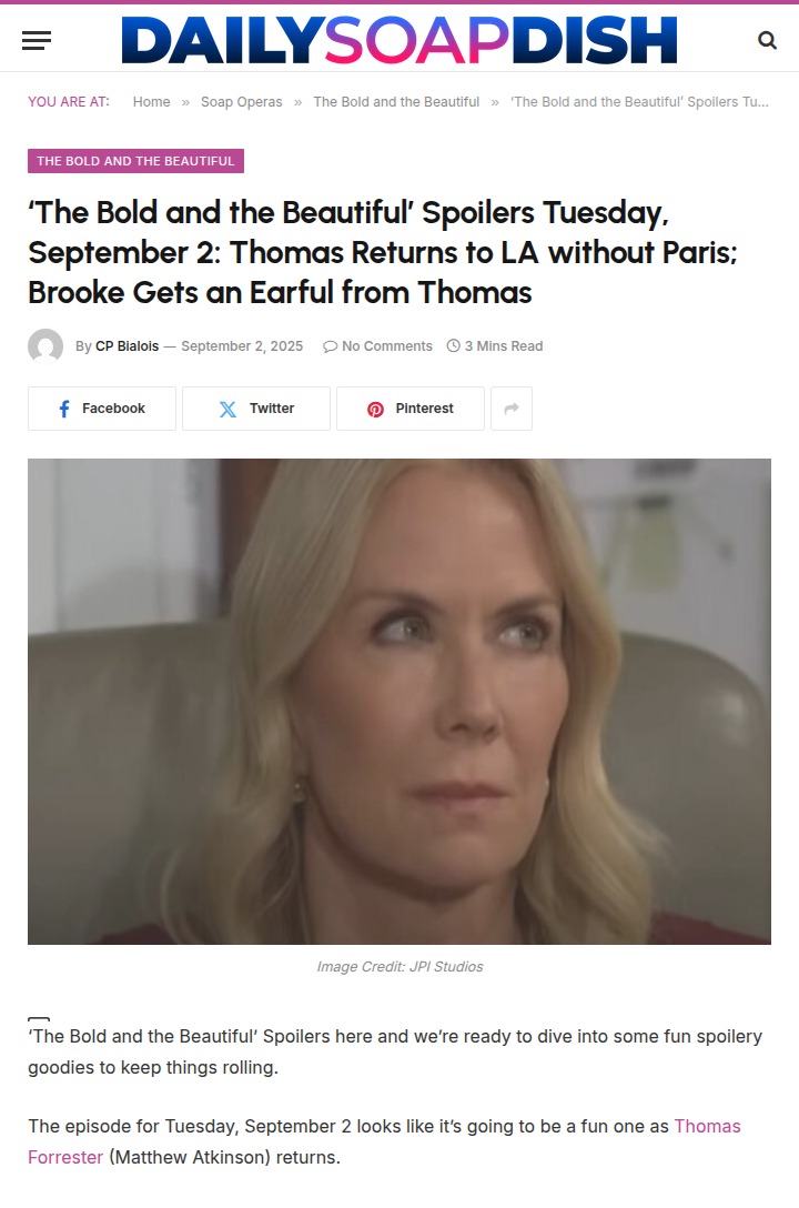 Thomas Returns Solo—Where’s Paris? 👀