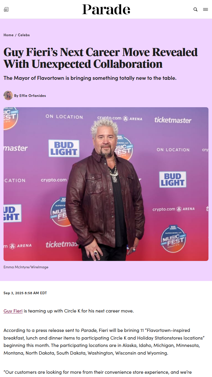 Guy Fieri x Circle K: Flavortown at Gas Stations?! 😲