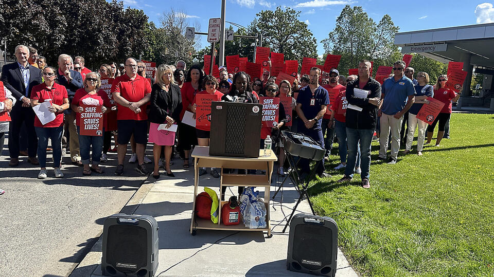 Nurses push for more at Buffalo’s Catholic Health