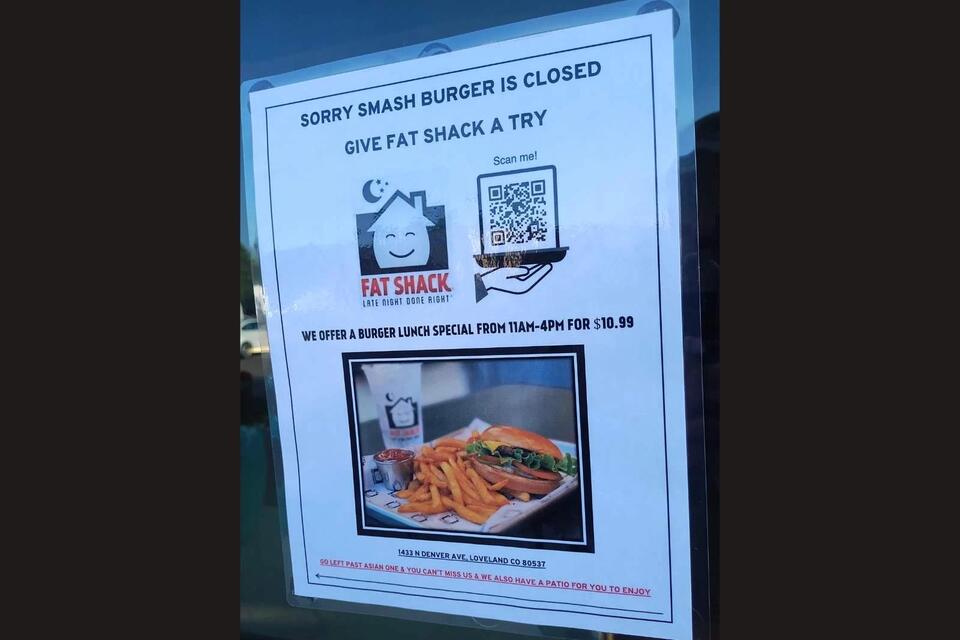 Loveland and Longmont lose Smashburger favorites