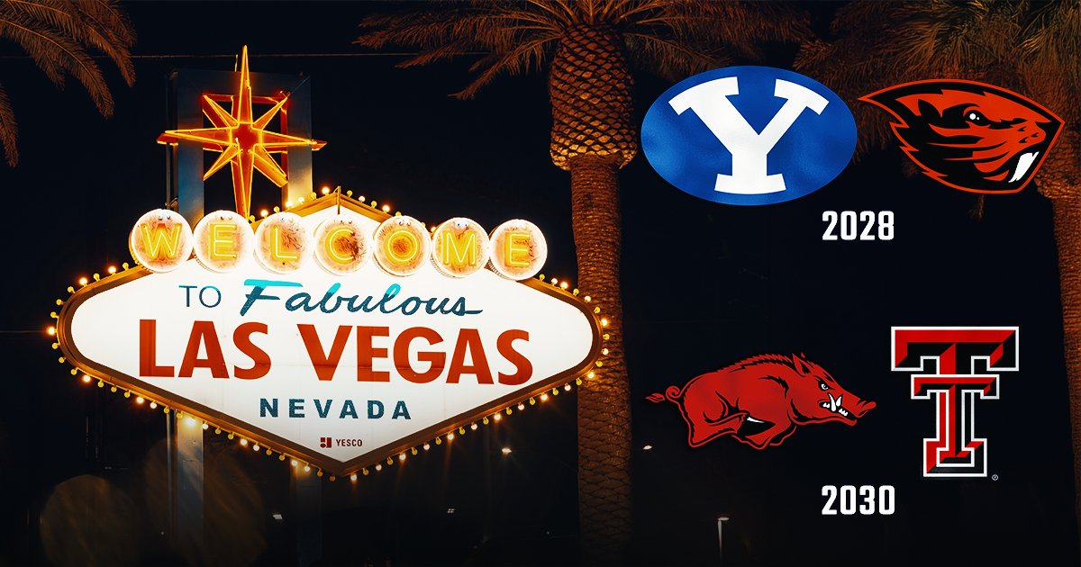 Texas Tech vs Arkansas: Vegas showdown in 2030
