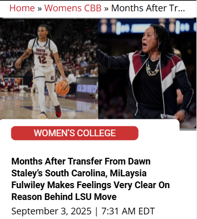 Fulwiley Opens Up on Gamecocks vs Tigers Move