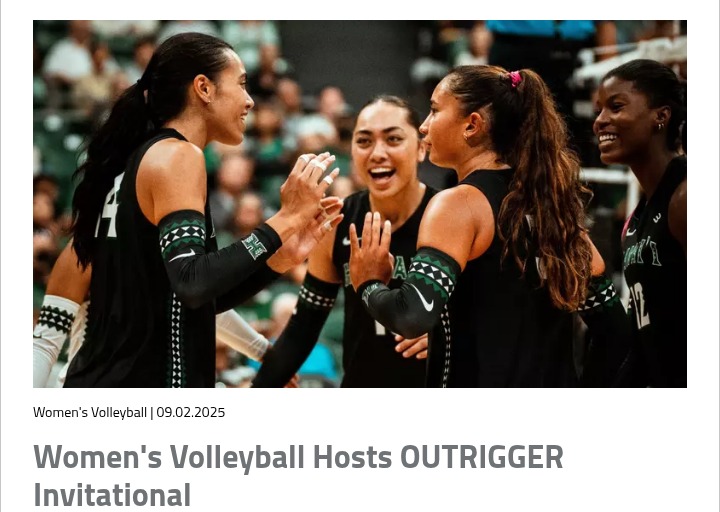 Hawai‘i volleyball fans: Big week of action & deals!