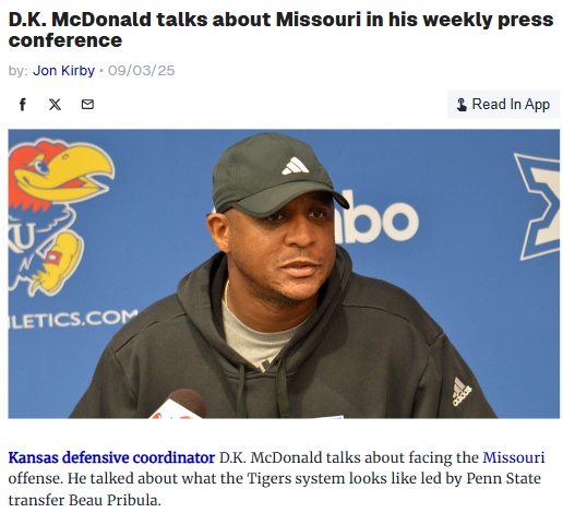 How Kansas plans to slow down Missouri’s offense