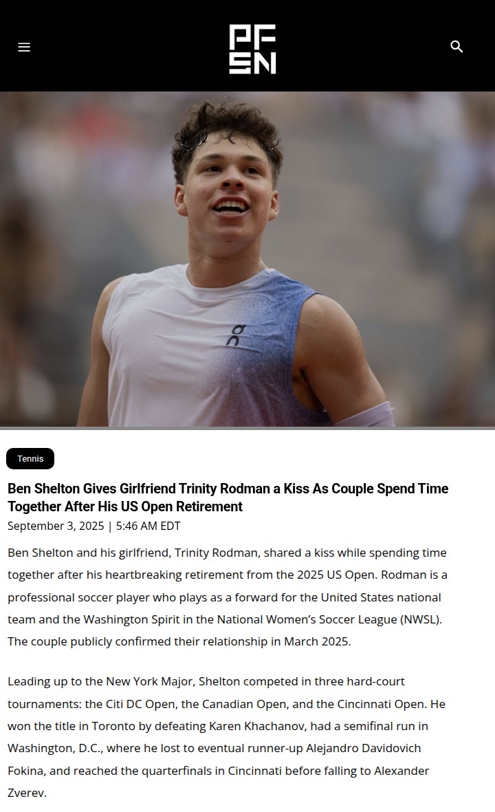 Shelton’s US Open Heartbreak & Rodman’s Support