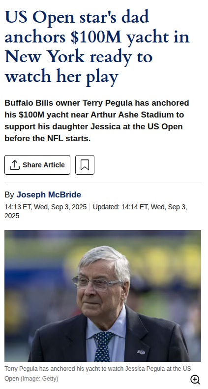 Jessica Pegula’s US Open run gets a $100M boost
