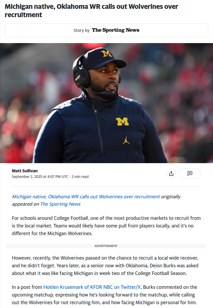 Michigan native Deion Burks has a score to settle