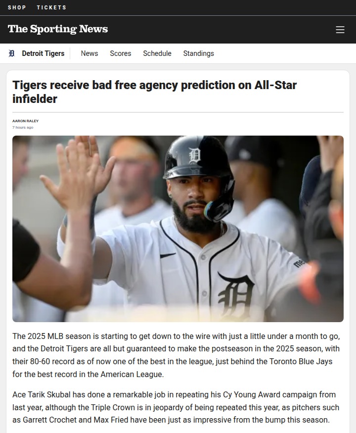Tigers fans brace for possible Torres exit