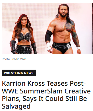 Kross Drops Major Post-SummerSlam Tease
