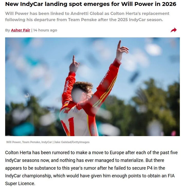 Will Power’s Next Move: Andretti Rumors Heat Up