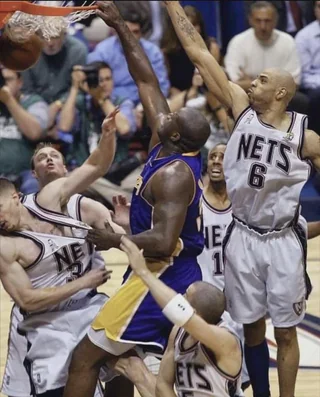 All 5 Nets players trying to guard prime Shaq