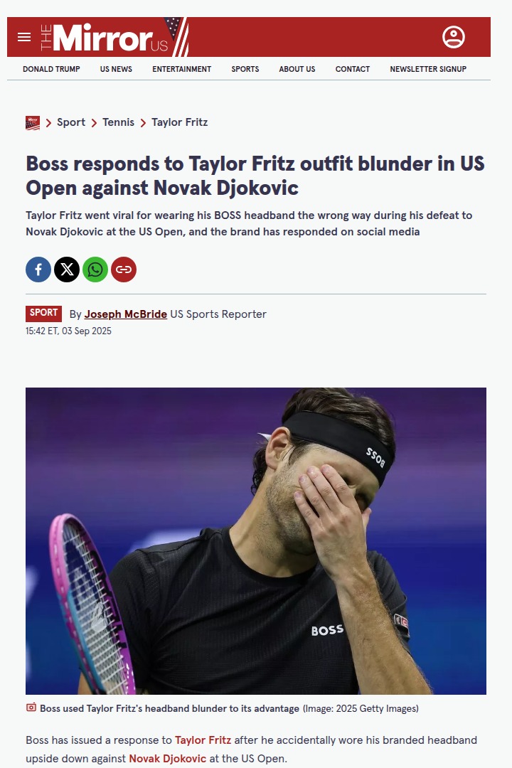 Fritz’s Headband Blunder vs. Djokovic: Did It Flip the Match?