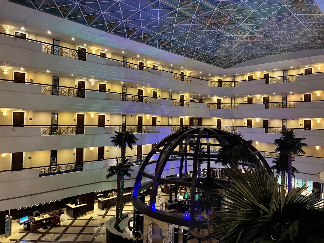Walking into this hotel felt like stepping back in time