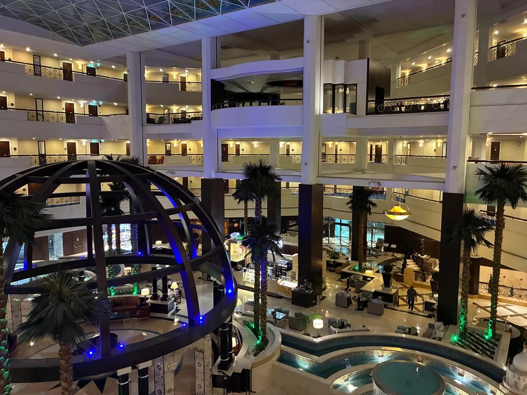 Walking into this hotel felt like stepping back in time