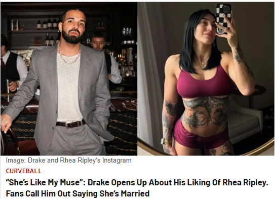 Drake’s Rhea Ripley Crush Sparks Drama