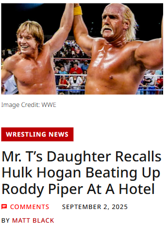 Mr. T’s Daughter Drops Hulk Hogan Bombshell 🤯