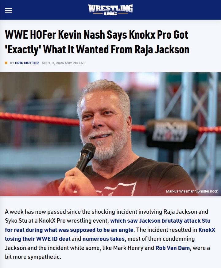 Nash Blasts KnokX Pro Over Raja Incident
