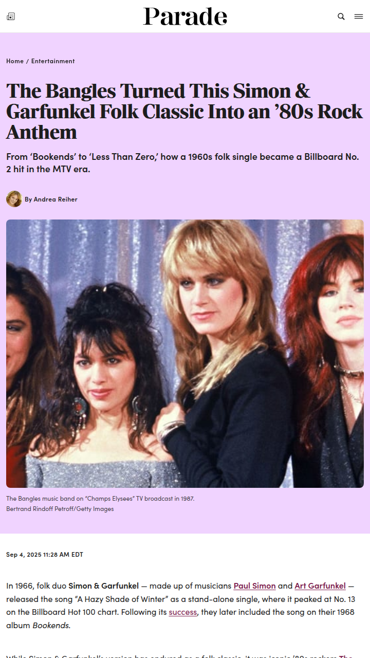 Did The Bangles Outshine Simon & Garfunkel? 🎸