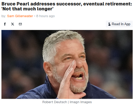 Bruce Pearl hints at Auburn coaching future