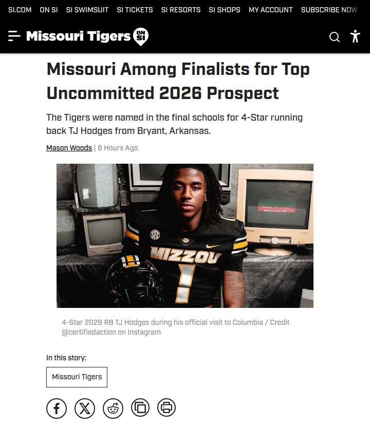 Missouri football eyes game-changing recruit