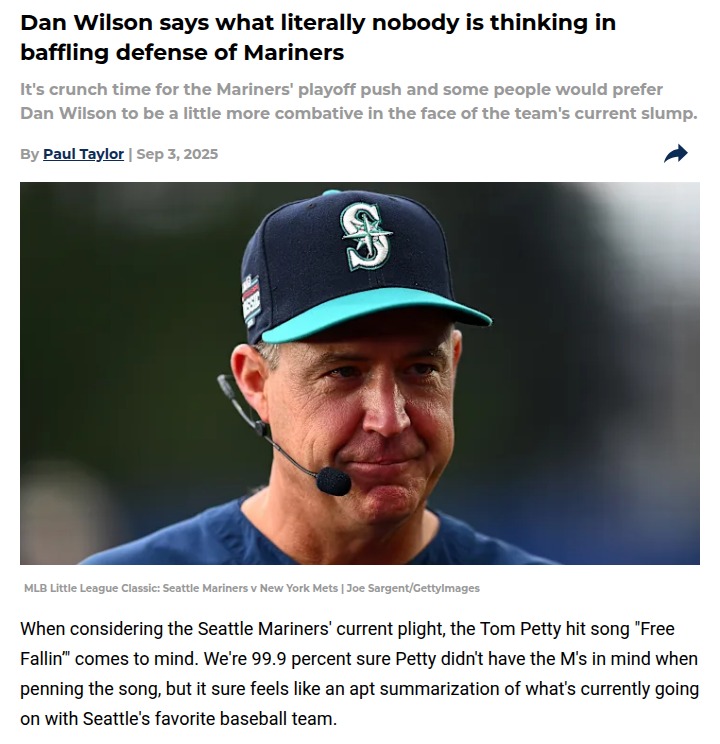 Mariners’ struggles spark debate after Wilson’s calm response