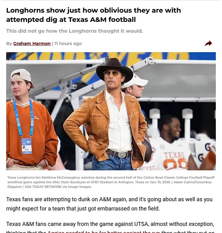 Texas vs Texas A&M: The rivalry heats up online