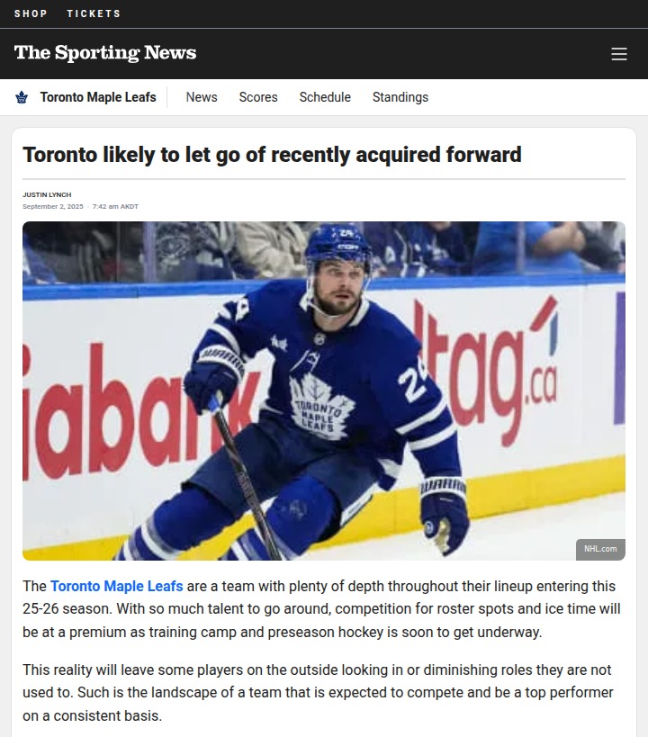 Leafs’ Laughton Dilemma: Will He Stay or Go?