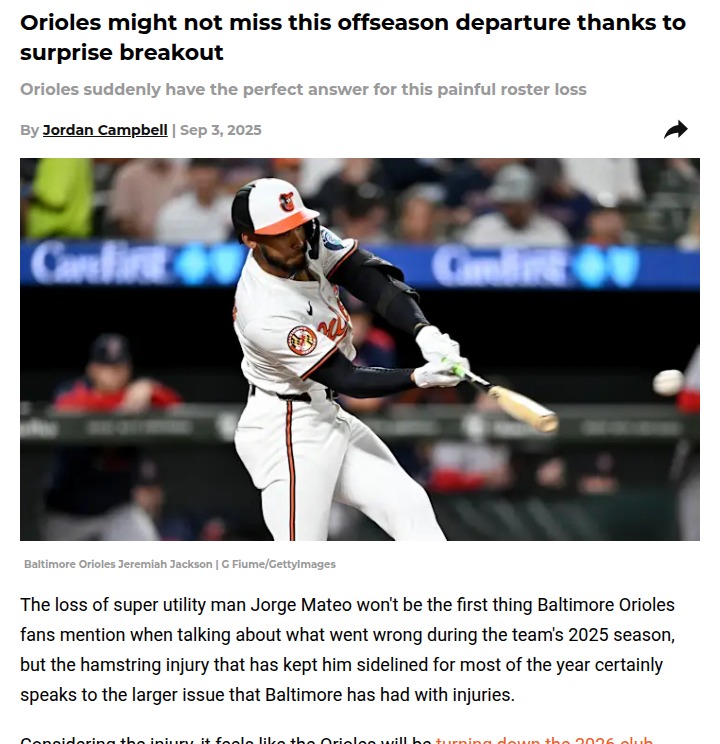 Orioles’ next big thing: Jeremiah Jackson’s breakout
