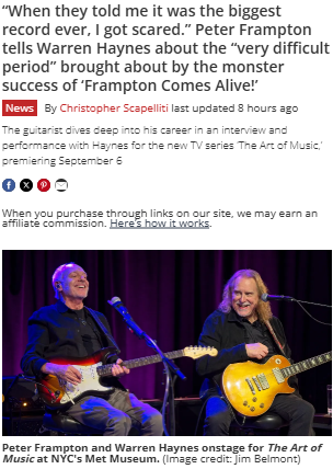 Frampton’s Fame Struggle Revealed 🎸