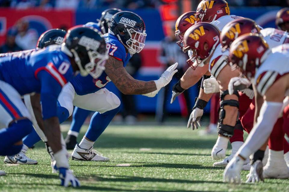 Commanders face a true test against Giants’ D-line