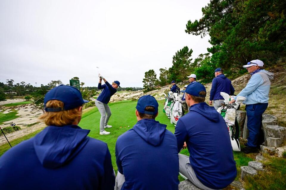 Luke Poulter nails first ace at Cypress Point