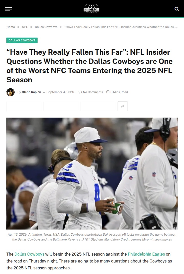 Cowboys vs Eagles: Is Dallas really this bad?