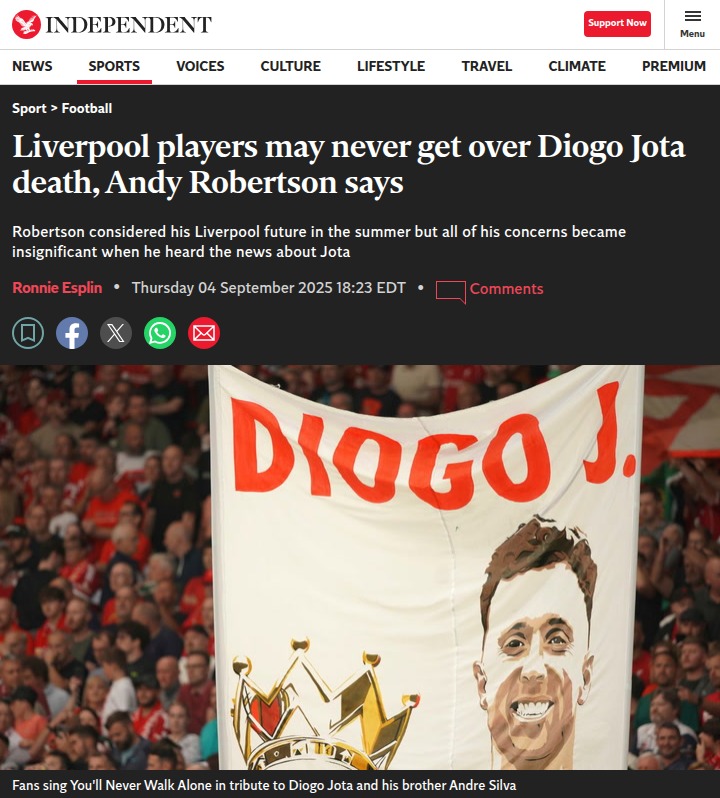 Robbo Opens Up: Jota’s Tragic Loss Unites Reds