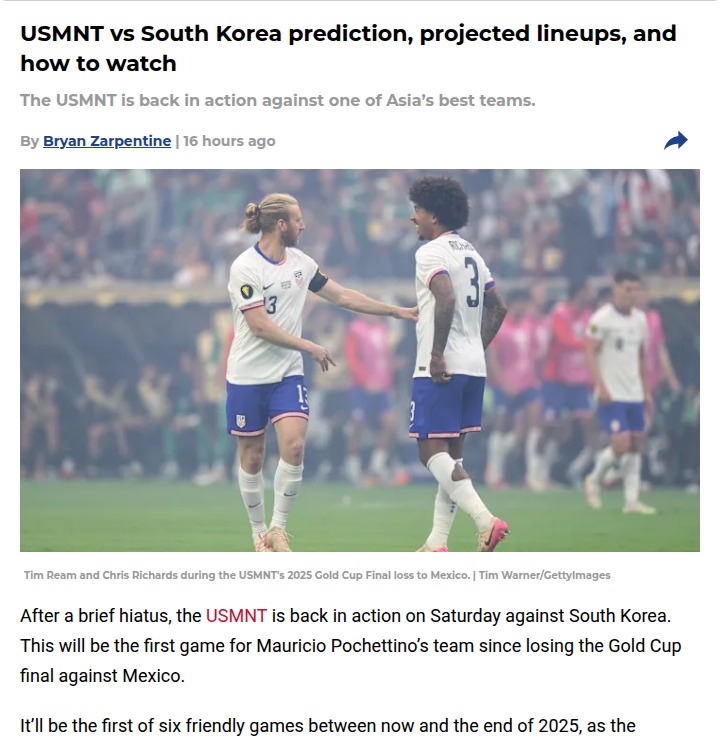 USMNT Faces Korea: Pulisic & Son Showdown!