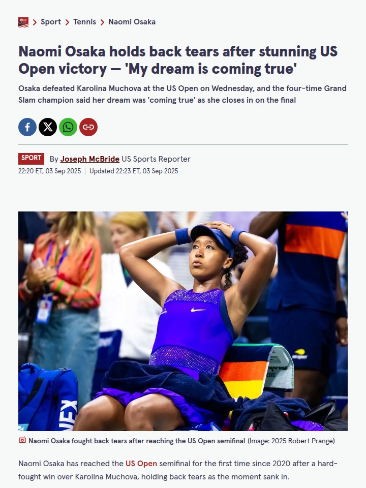 Osaka vs Anisimova: Clash of Comebacks!
