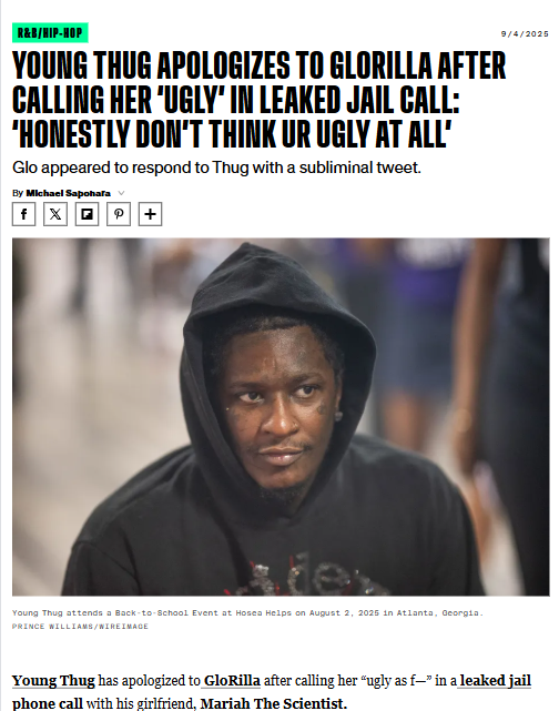 Young Thug’s Jail Call Drama 😳