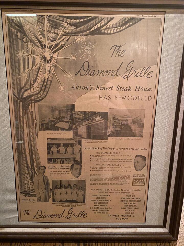 Akron’s Diamond Grille turns 90: Celebrate all month!