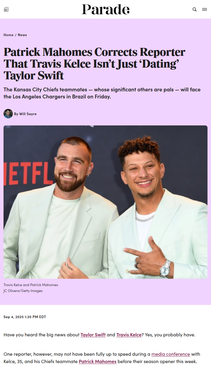 Patrick Mahomes Drops 'Engaged' Bombshell 💍