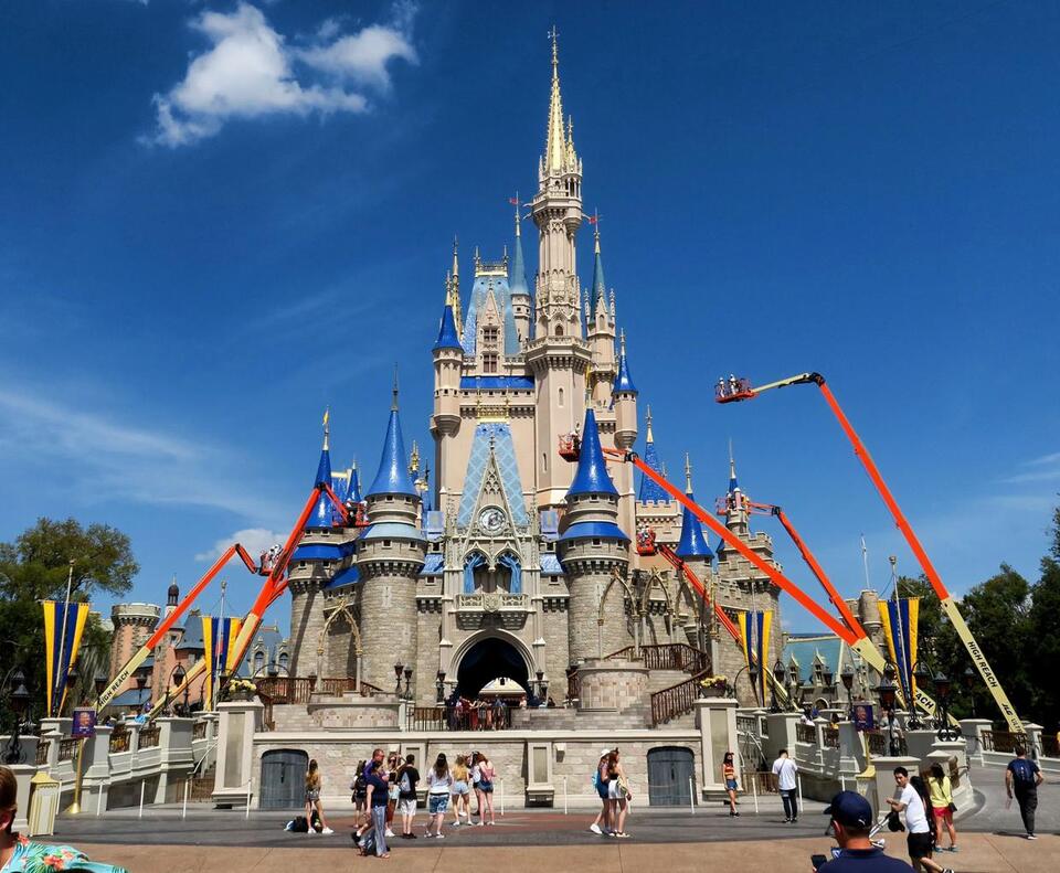 Cinderella Castle’s color switch stirs debate
