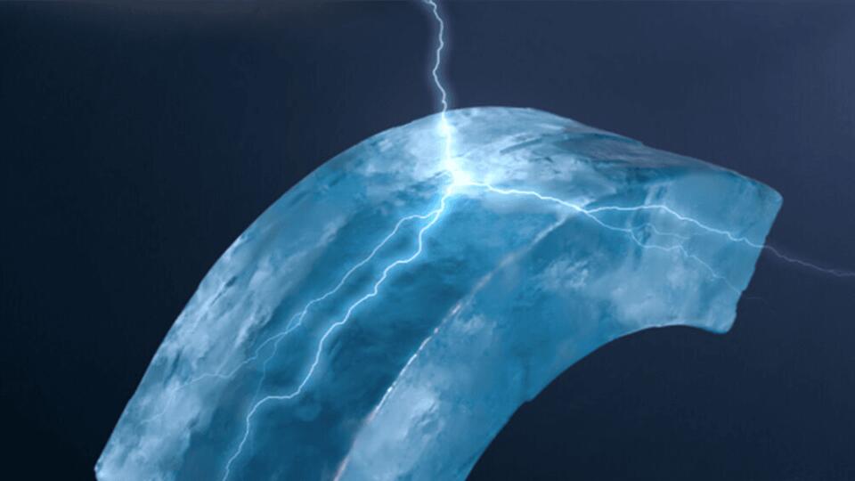 Ice Bends = Electricity?! Lightning Mystery Solved