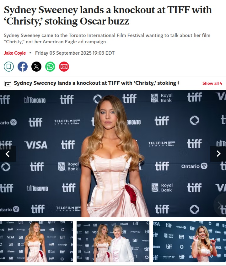 Sydney Sweeney’s TIFF Transformation 🥊